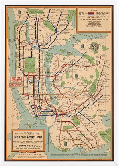 Map "Subway New York City"