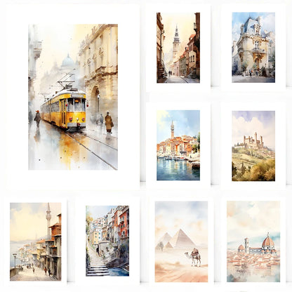 Aquarell Landscape Paintings