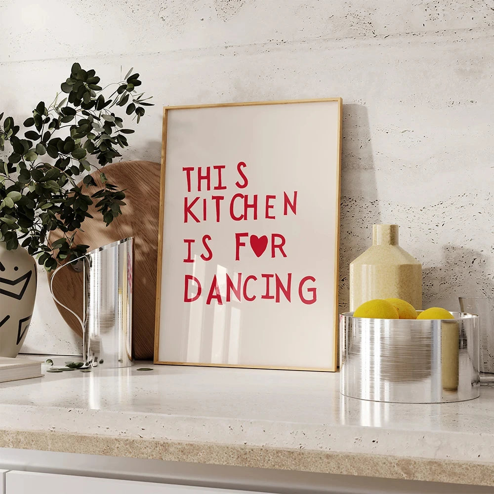 Cute Kitchen Quotes "This Kitchen is for Dancing"