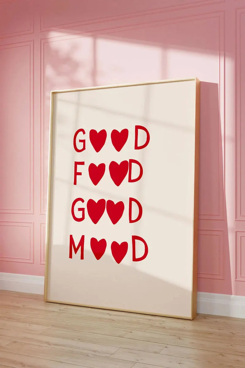 Cute Kitchen Quotes "Good Food Good Mood"