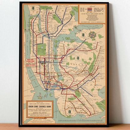 Map "Subway New York City"