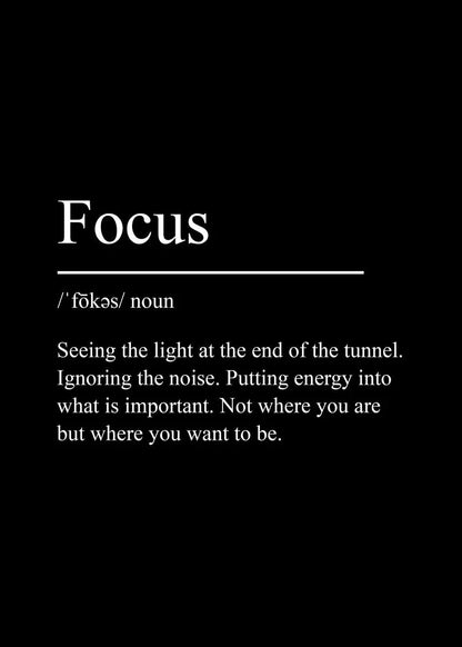 Quote "Focus"